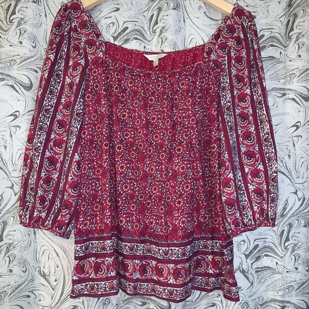 Lucky Brand Floral Blouse